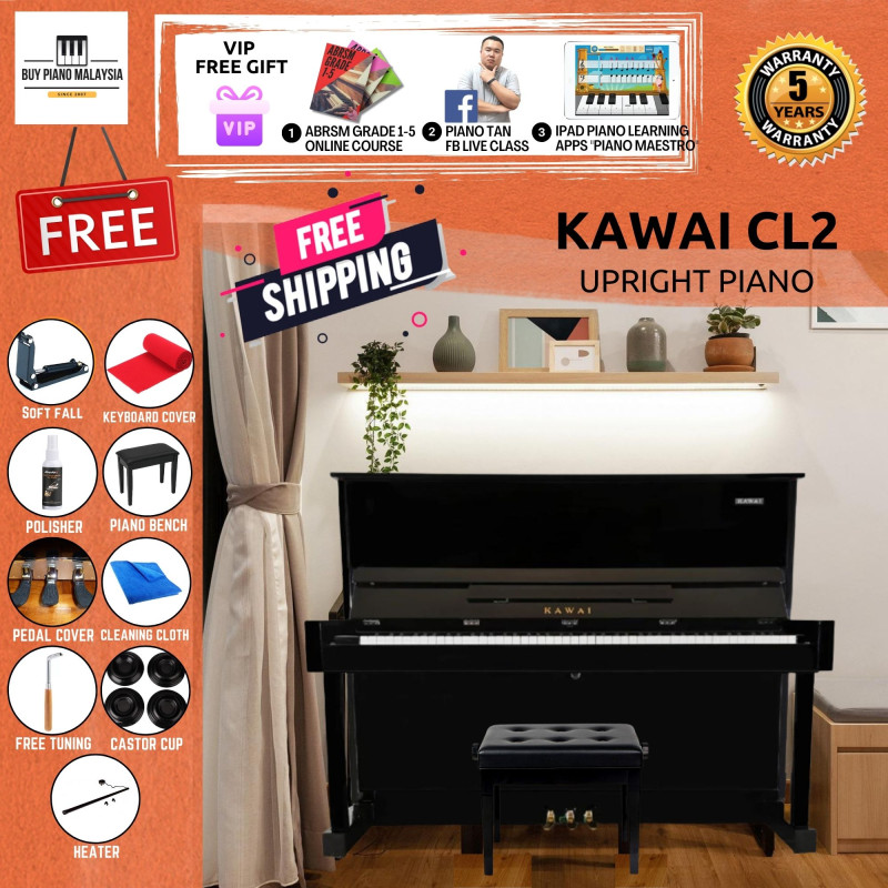 Expressive Musical Artistry: KAWAI CL2 Upright Piano - Elevate Your  Performance with Exquisite Craftsmanship and Dynamic Tonal Brilliance